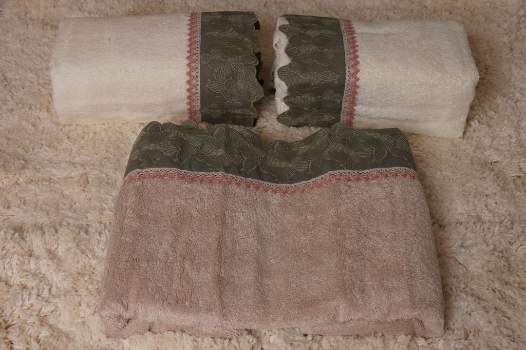 HS-06 70*140 سيت خاولي بامبو نقشة