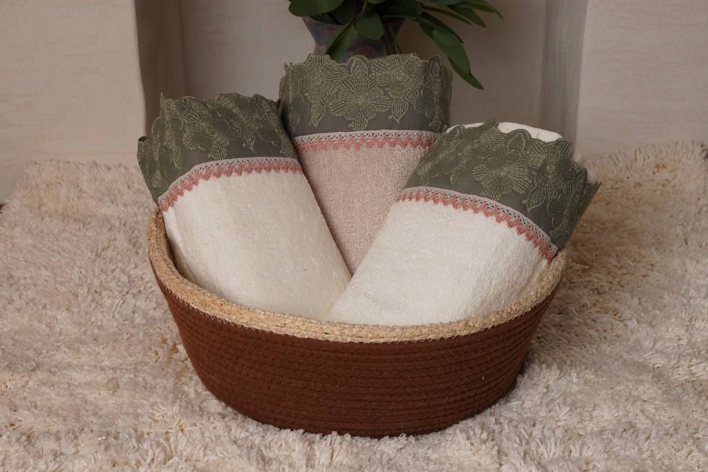 HS-06 70*140 سيت خاولي بامبو نقشة