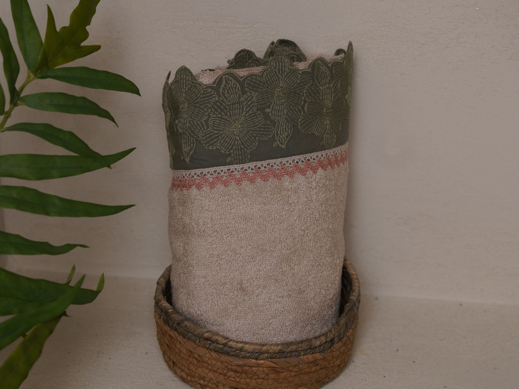 HS-06 70*140 سيت خاولي بامبو نقشة