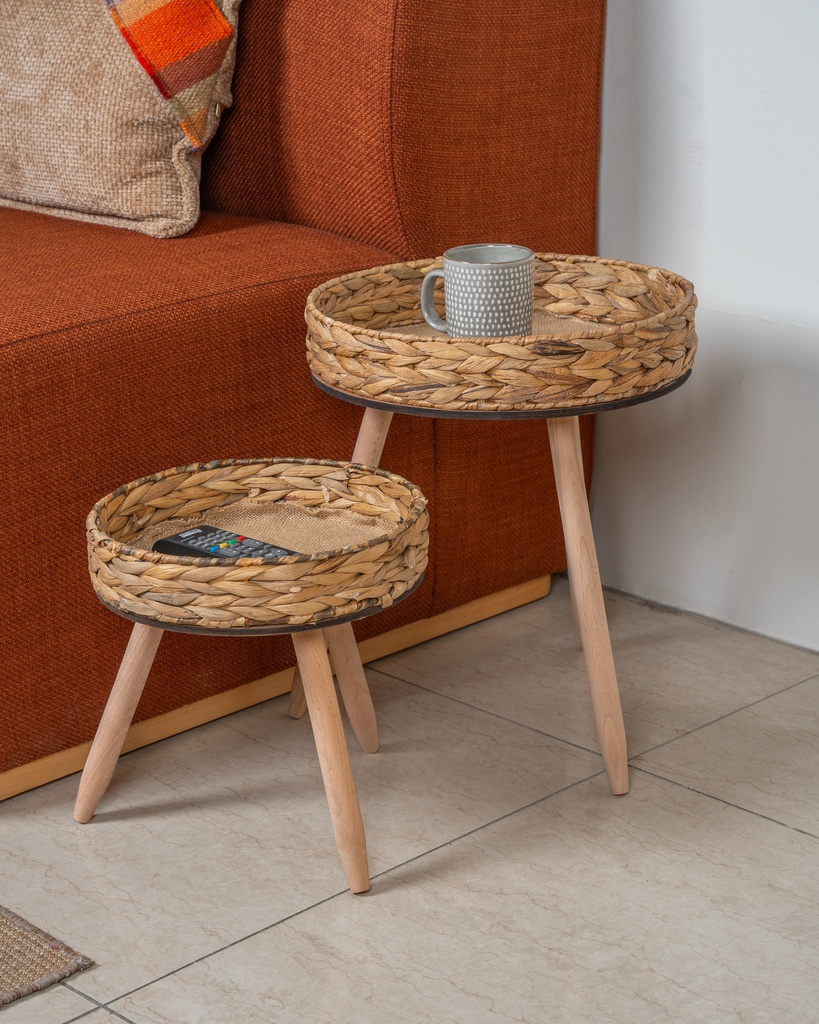 O7-08 سيت طبلة جانبية خشب + خوص