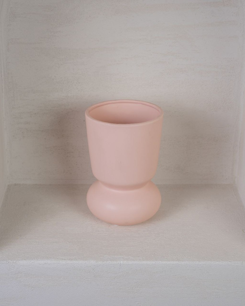 O10-13 فازة عنق عريض بخصر