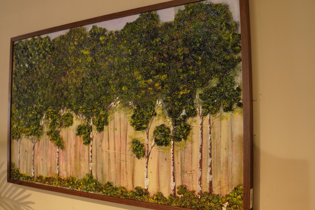 TH-23 لوحة رسم اشجار