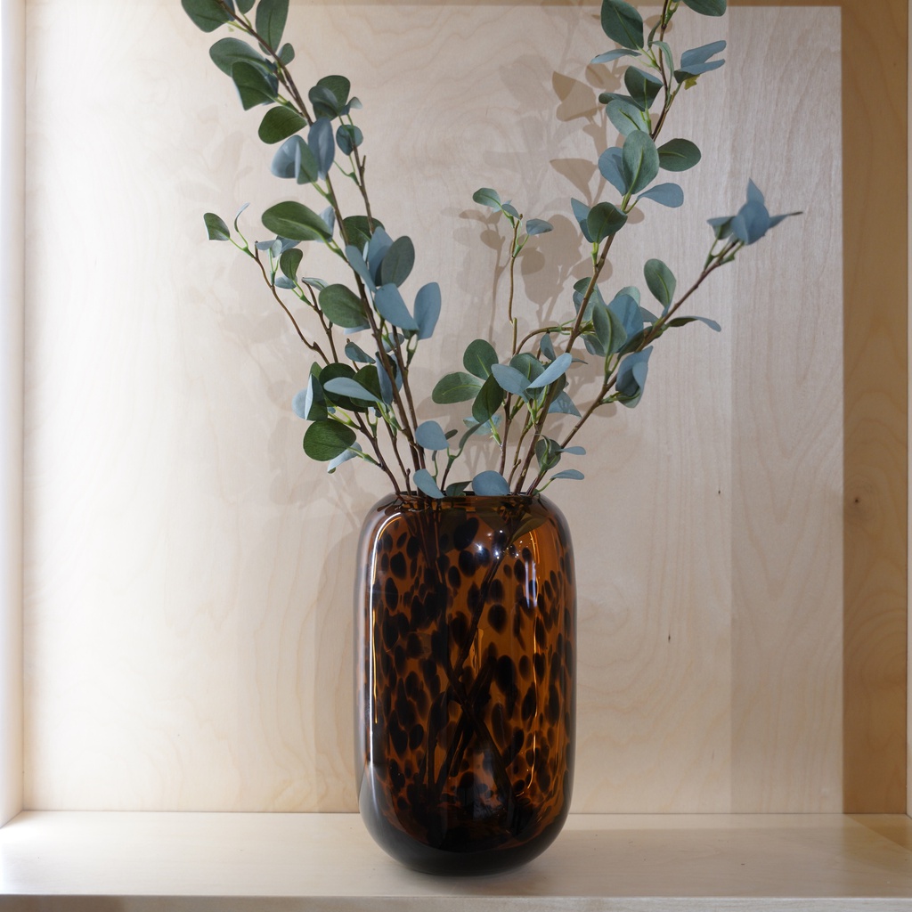 O10-03\04\05 فازة شفافة زجاج ملون