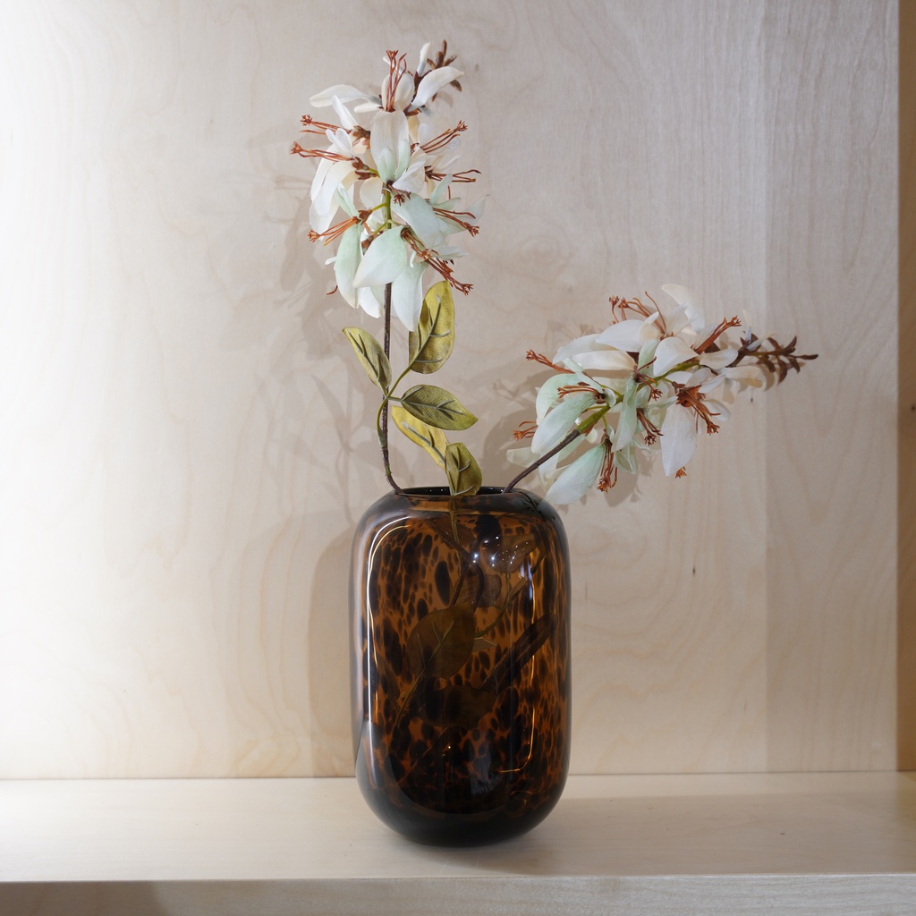 O10-03\04\05 فازة شفافة زجاج ملون