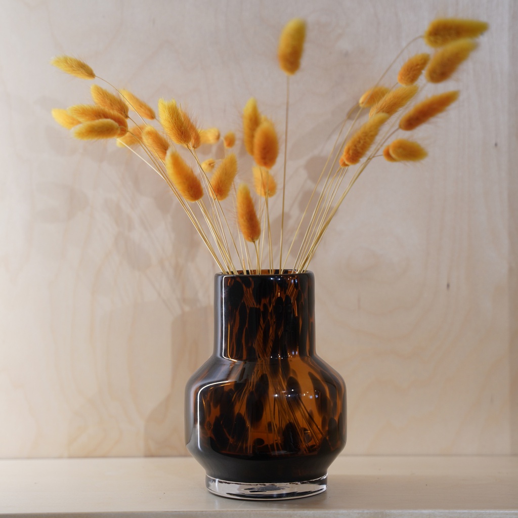 O10-03\04\05 فازة شفافة زجاج ملون