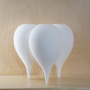 O10-20 فازة ثلاثية بيضاء حجم واحد