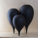 O10-21 فازة ثلاثية سوداء 3 أحجام