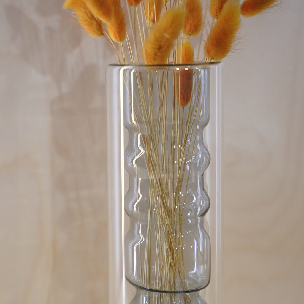 O10-30  فازة شفافة طبقتين