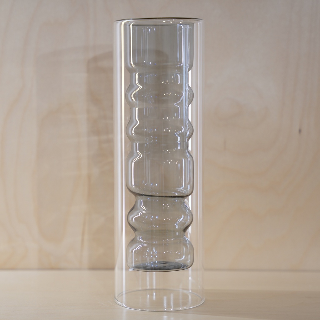 O10-30  فازة شفافة طبقتين