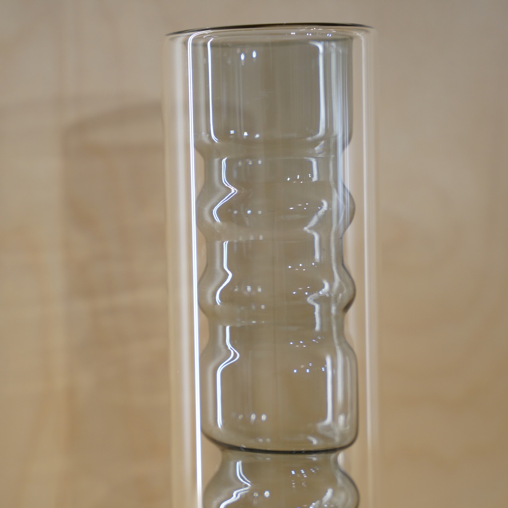 O10-30  فازة شفافة طبقتين