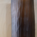 O10-43 فازة زجاج شفاف مضبب