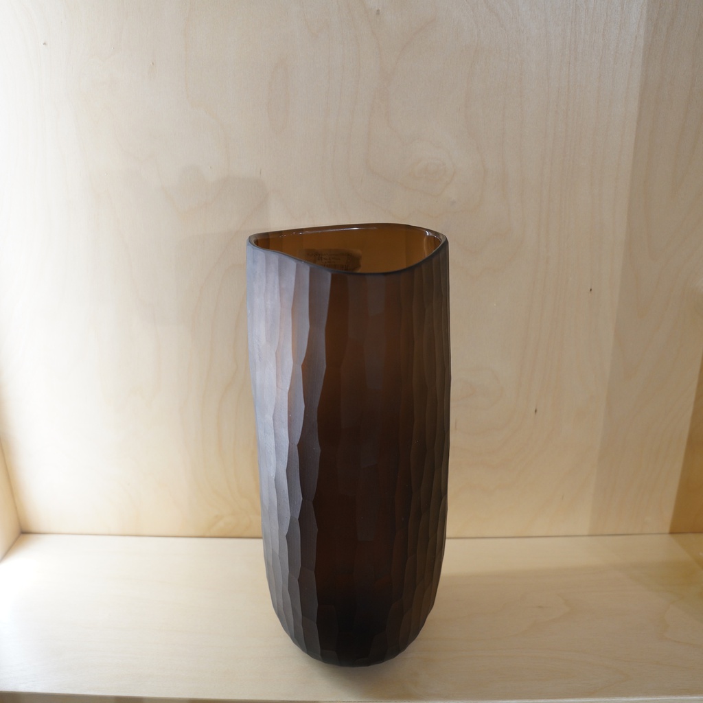 O10-43 فازة زجاج شفاف مضبب