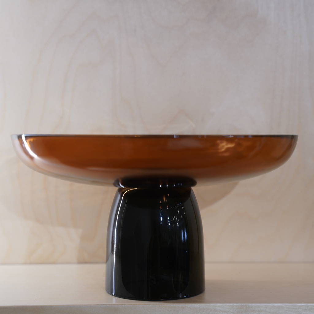 O10-50/51  صحن تقديم شفاف ملون