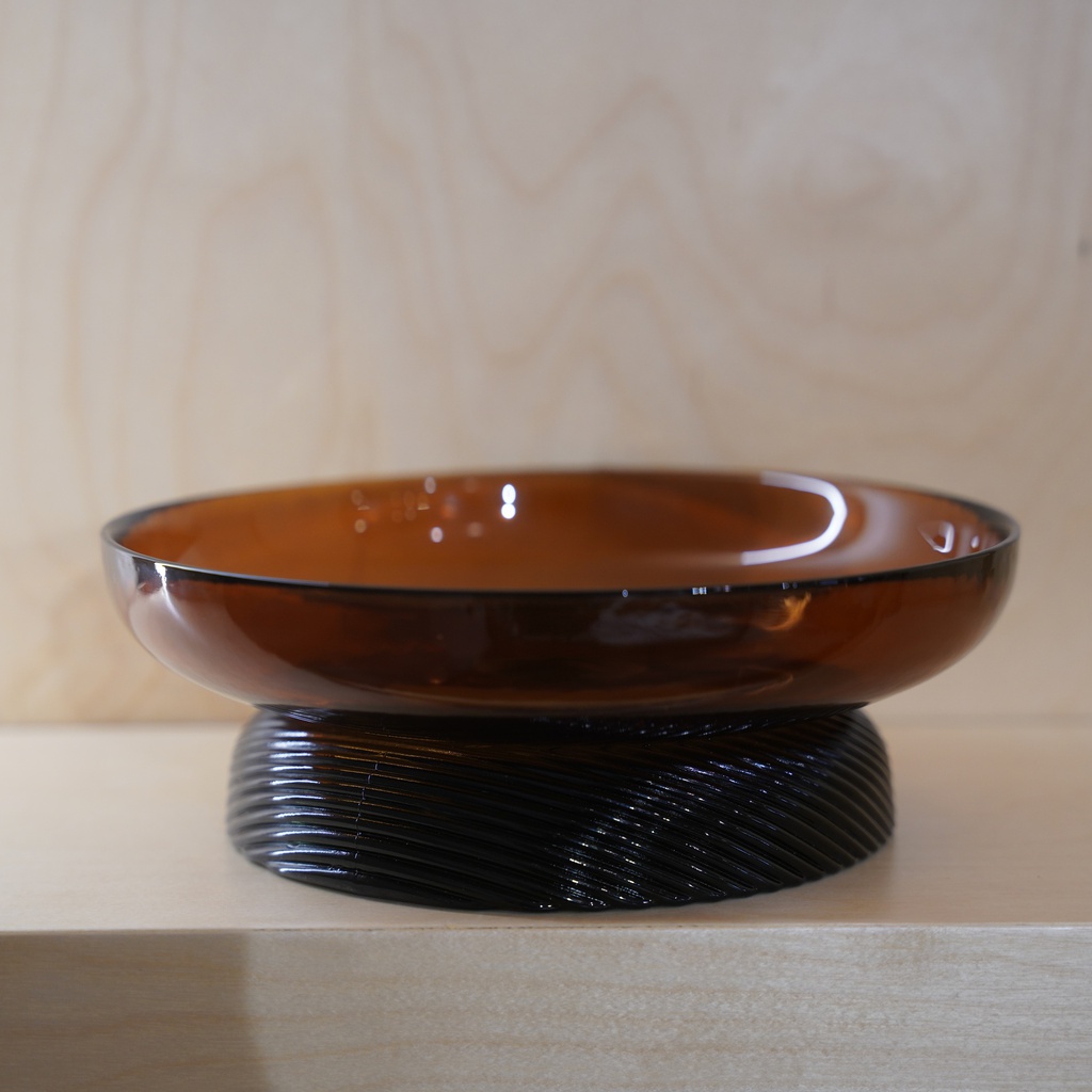 O10-50/51  صحن تقديم شفاف ملون