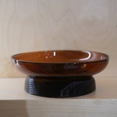 O10-50/51  صحن تقديم شفاف ملون