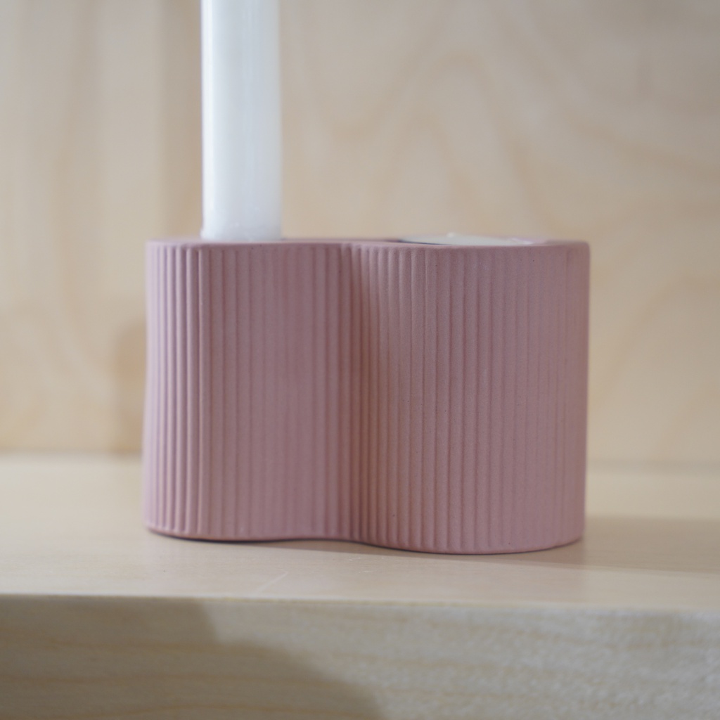 O10-56\57\58 شمعدان تيلايت + شمع طويل