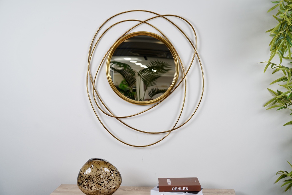 M-81-13 مراة ذهبي حلقات متداخلة