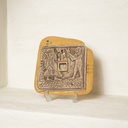 (خزف)لوح فخاري مزجج نذري