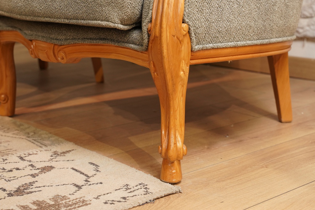 Monaco طقم قنفات موناكو (خشب عسلي)