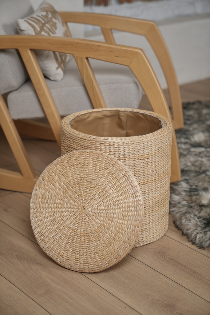 MZL4-05 سلة خوص بغطاء