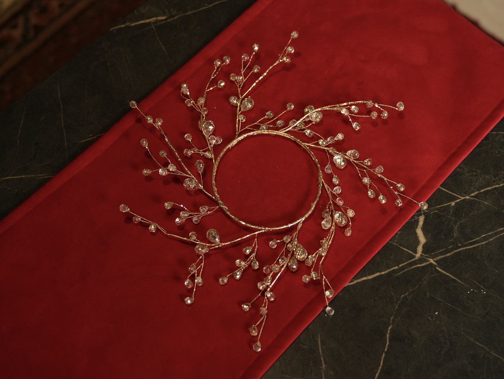 PCH-03/04 اكليل كرستال ذهبي