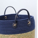 M-161-3 سلة خوص / طرف ازرق