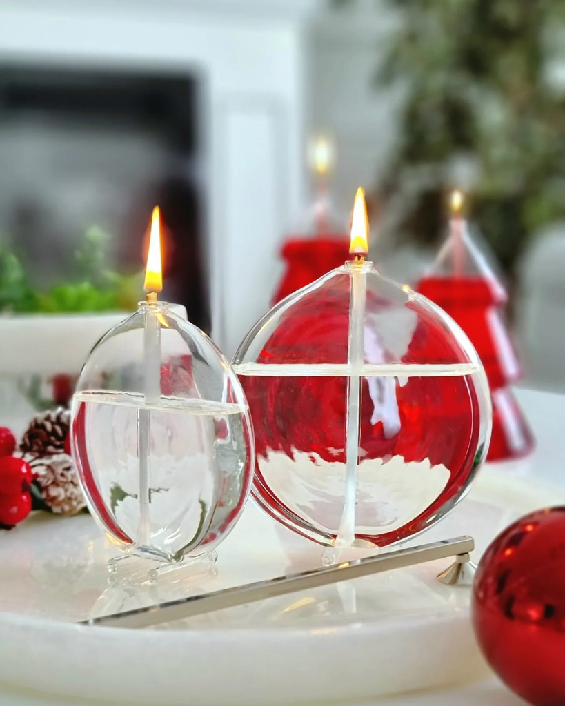 2 شمع زجاجي انفنتي