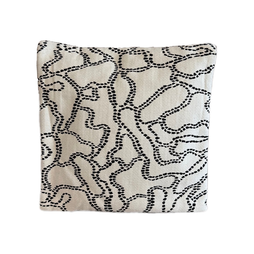 O18-18 سيت زوج وجه كوشة نقش منقط