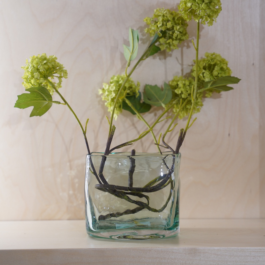 O10-38 فازة شفافة مستطيلة ملونة