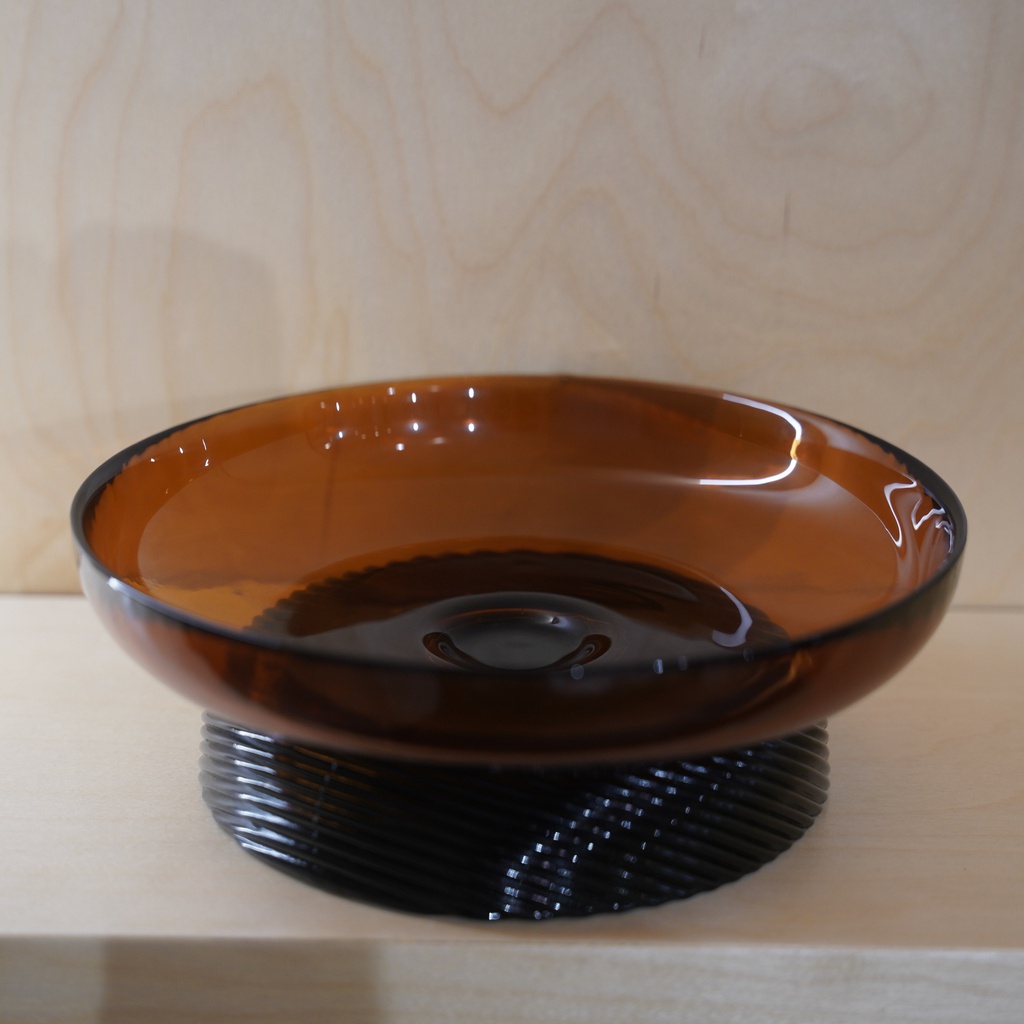 O10-50/51  صحن تقديم شفاف ملون