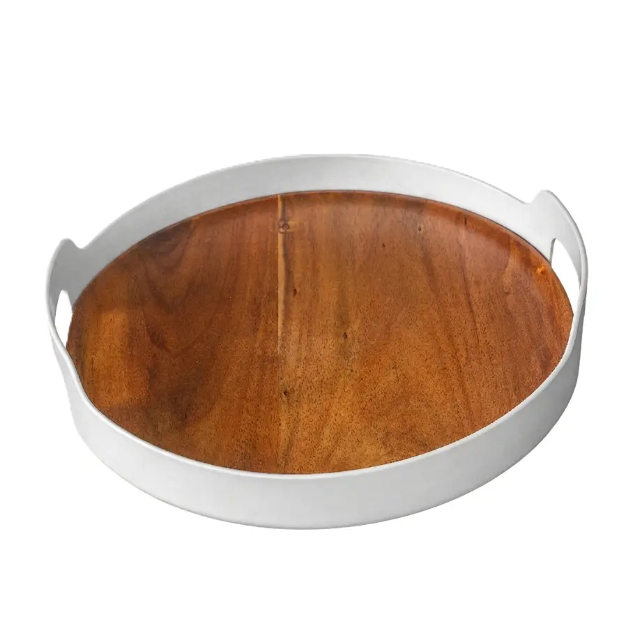 O8-12\13 صينية بسطح خشب