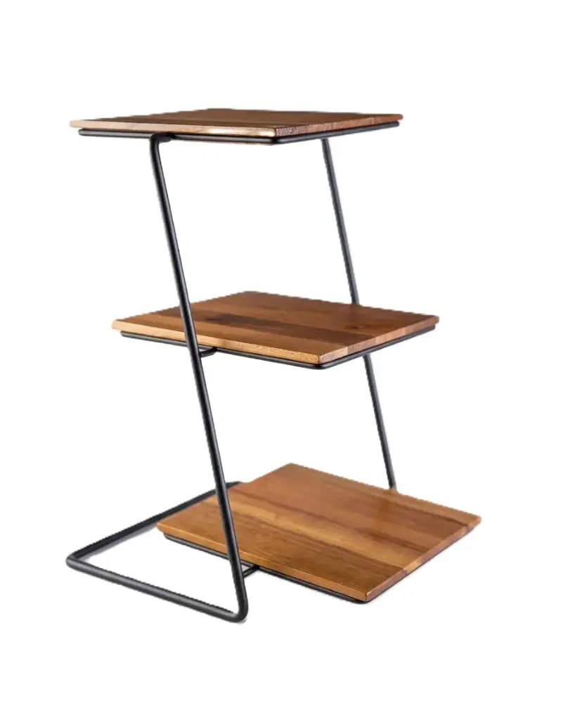 O8-34 ستاند ثلاثي خشب هيكل معدني