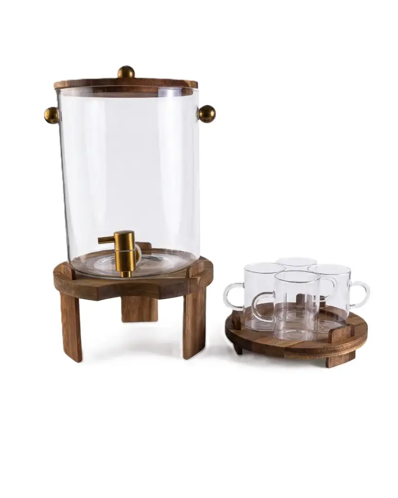 O8-45 ترمز عصير مع اكواب