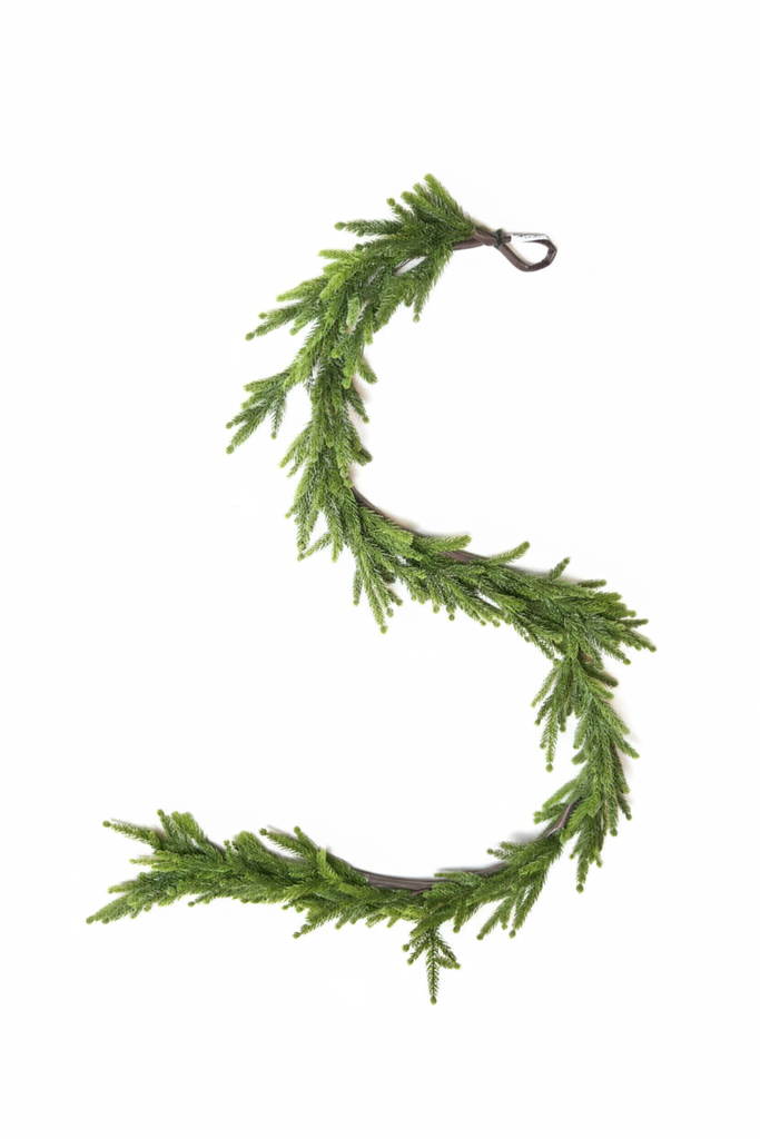 PCH4-12  حبل كرسمس اخضر رفيع