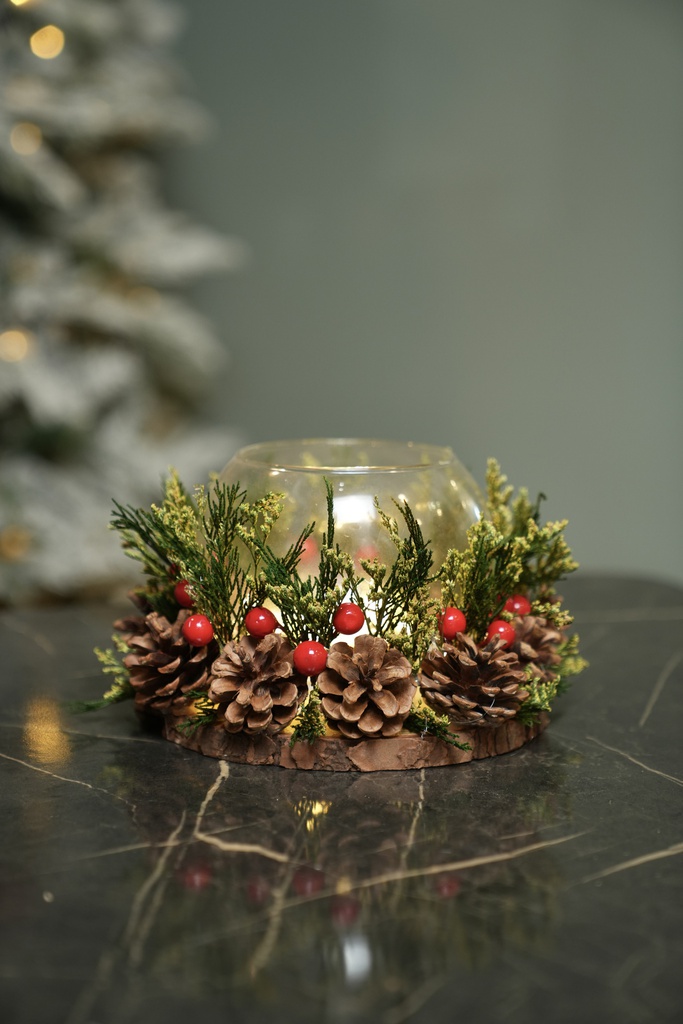 Bloom-07 شمعدان شيشة كبيرة