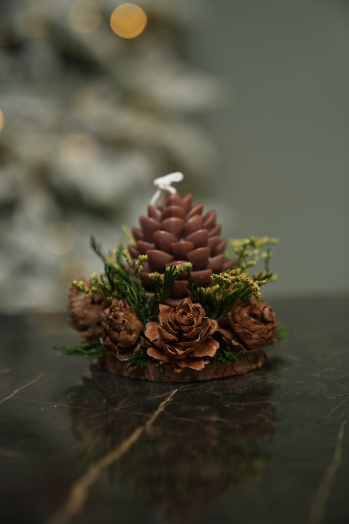 Bloom-13 شمع شكل صنوبر