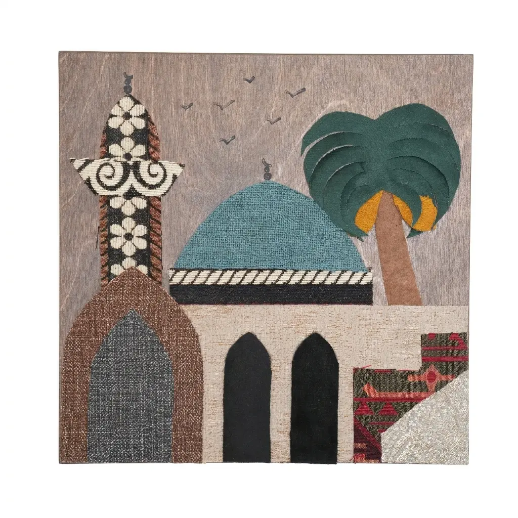 لوحة خشب 30*30 بقماش