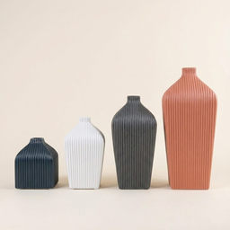 O10-06/07/08/09 فازة مخروط مخطط