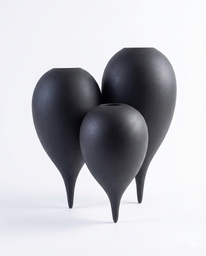 O10-21 فازة ثلاثية سوداء 3 أحجام