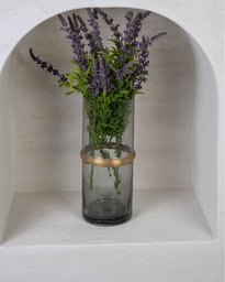 O10-36 فازة شفاف وسط ذهبي