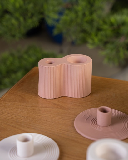 O10-56\57\58 شمعدان تيلايت + شمع طويل