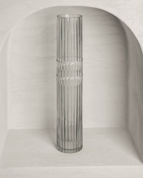 O10-66 فازة زجاج طويلة