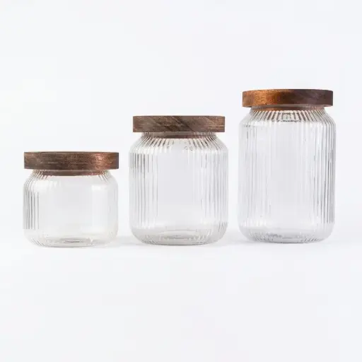 O8-22 سيت شكردان محزز + غطاء خشب