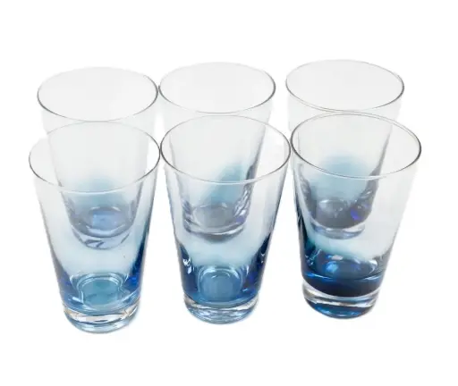 O10-69 سيت اقداح شفافة 6 قطع