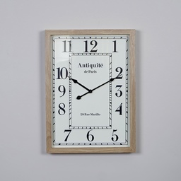 O5-16  ساعة جدارية مستطيلة 40*55 سم اطار خشبي