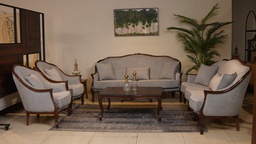 Monaco طقم قنفات موناكو (خشب غامق)