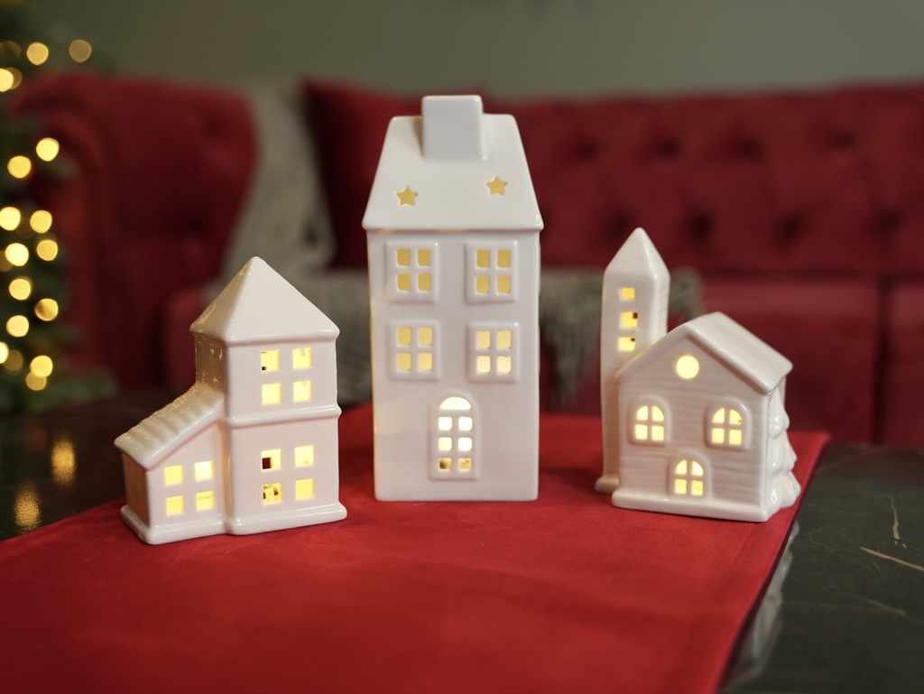 PCH-25 بيت سيراميك ابيض بانارة