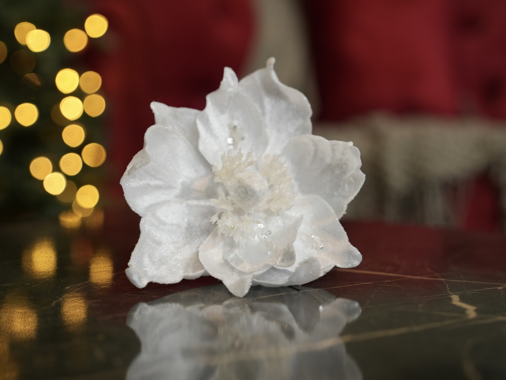 PCH-20 وردة قماش بيضاء