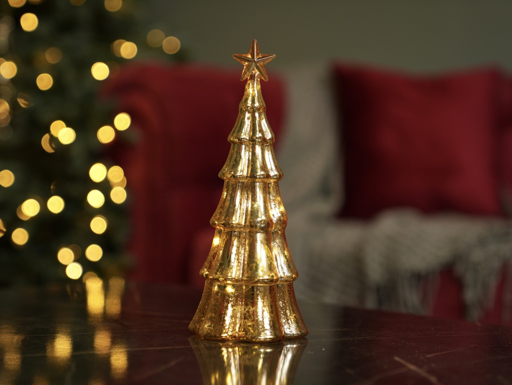 PCH-31 شجرة زجاجية بانارة 24سم