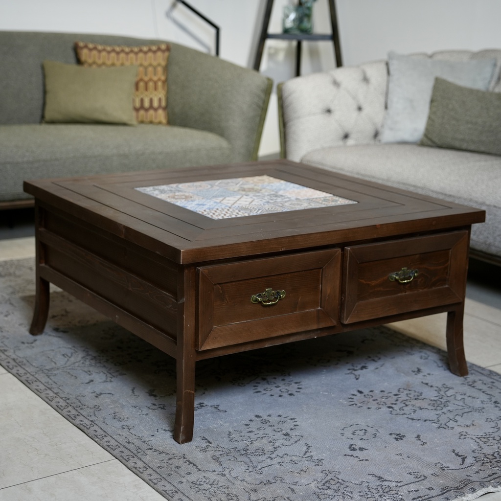 طبلة مربعة شهرزاد 90 سم